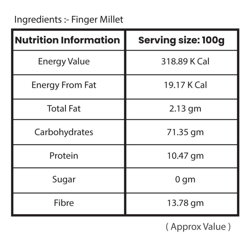 Trueway Farms Organic Finger Millet (ragi) 1.85 Kg