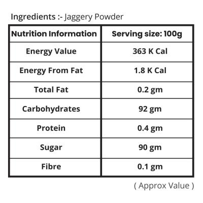 Trueway Farms Organic Jaggery Powder (gud Powder) 1.85 Kg