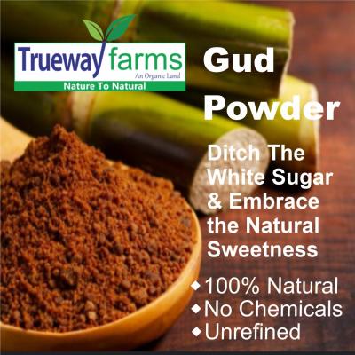 Trueway Farms Organic Jaggery Powder (gud Powder) 1.85 Kg
