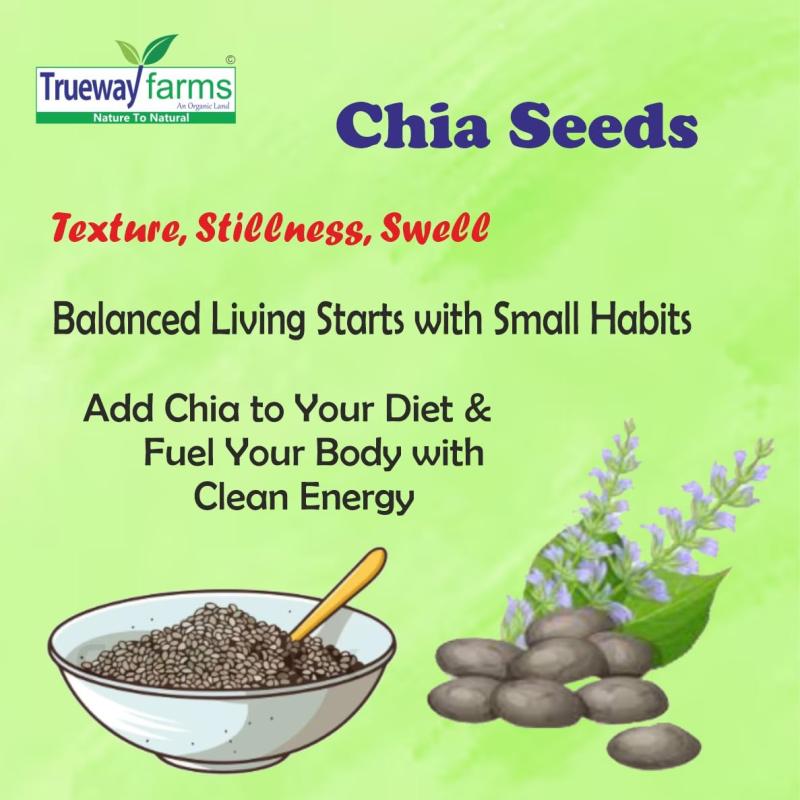 Trueway Farms Organic Chia Seeds (salba Seeds) 1.85 Kg