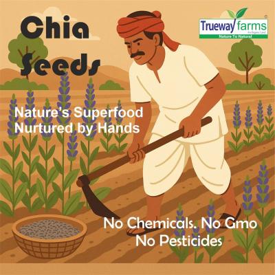 Trueway Farms Organic Chia Seeds (salba Seeds) 1.85 Kg