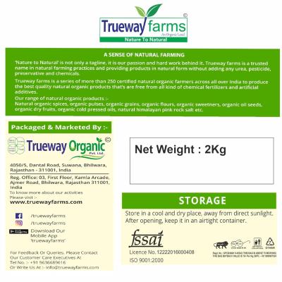 Trueway Farms Organic Sona Moti Wheat (sonamoti Gehu) –1.85kg