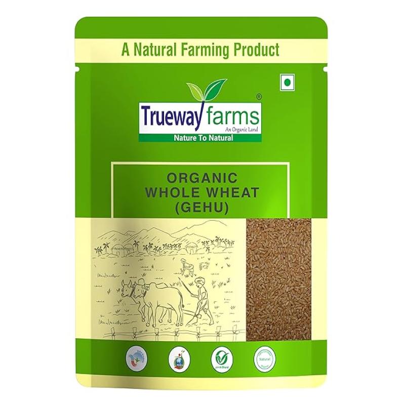 Trueway Farms Organic Sona Moti Wheat (sonamoti Gehu)