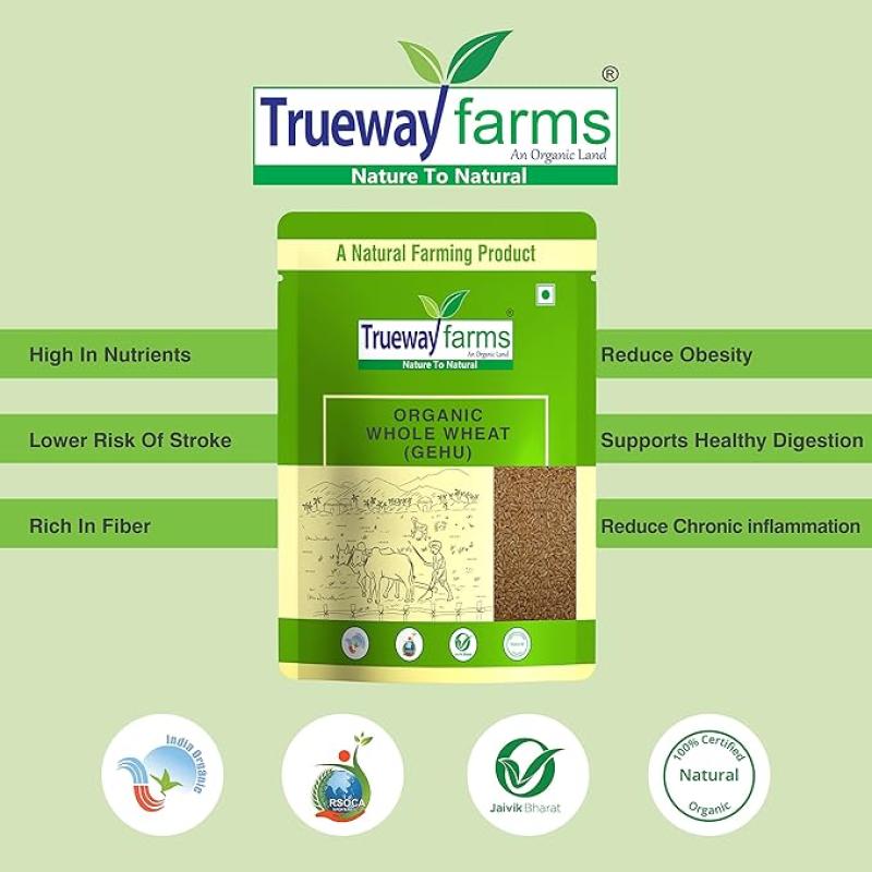 Trueway Farms Organic Desi Khand Brown (khandsari)